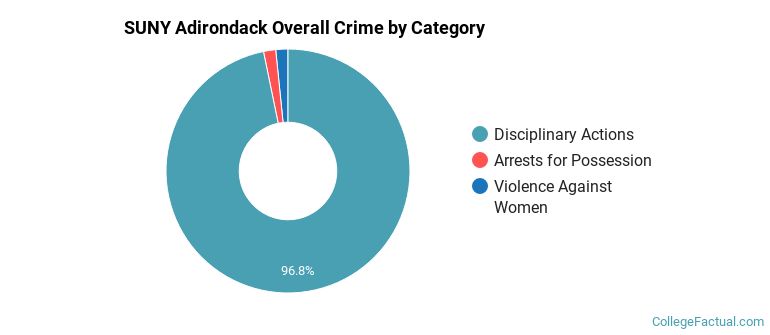 SUNY Adirondack Overall Crime by Category