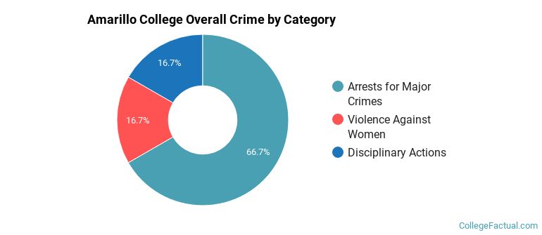 Amarillo College Overall Crime by Category
