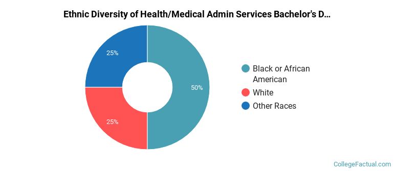 Ethnic diversity of Health/Medical Admin Services majors at American International College