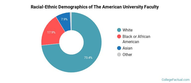 Racial-Ethnic Demographics of The American University Faculty