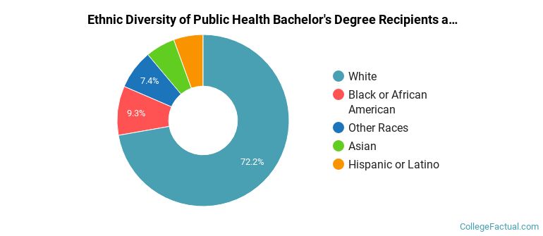 Ethnic diversity of Public Health majors at Appalachian State University