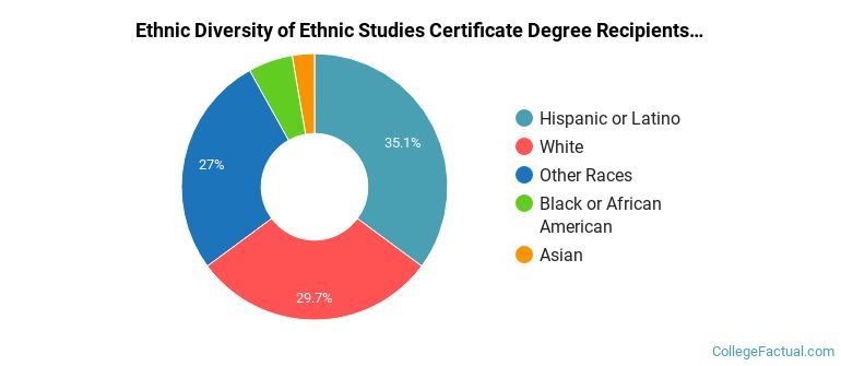 Ethnic diversity of Ethnic Studies majors at Arizona State University Campus Immersion