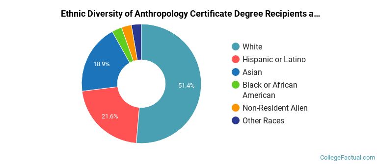 Ethnic diversity of Anthropology majors at Arizona State University Campus Immersion