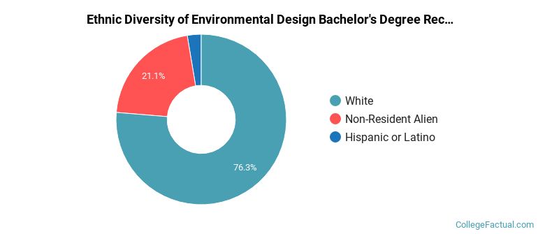 Ethnic diversity of Environmental Design majors at Auburn University