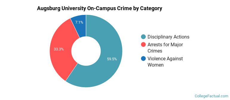 Augsburg University On-Campus Crime by Category