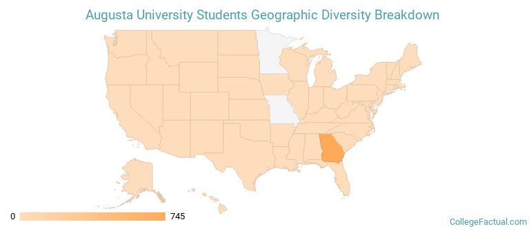 Where are Augusta University students from?