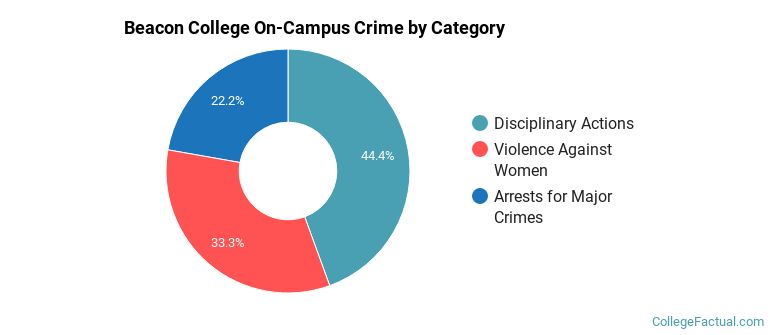 Beacon College On-Campus Crime by Category