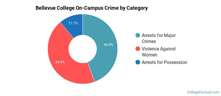 Bellevue College On-Campus Crime by Category