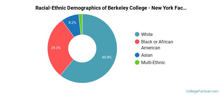 Racial-Ethnic Demographics of Berkeley College - New York Faculty