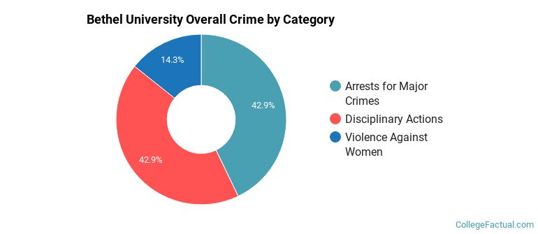Bethel University Overall Crime by Category