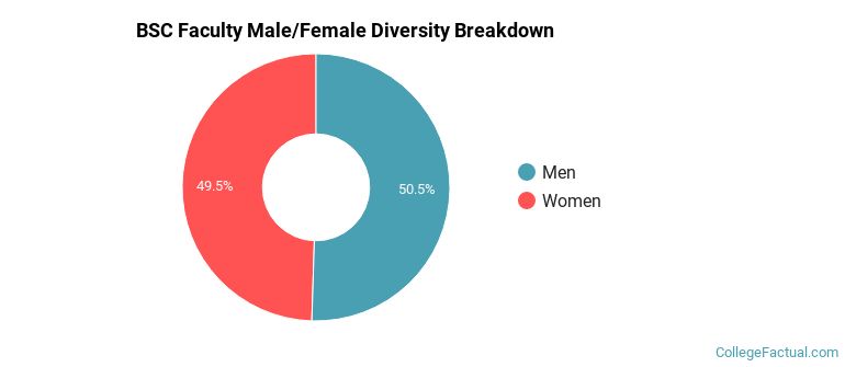 BSC Faculty Male/Female Ratio