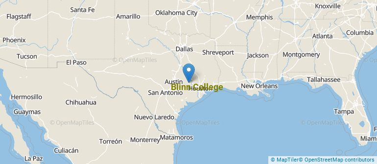 Location of Blinn College District
