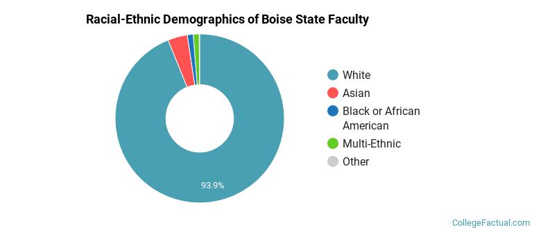 Racial-Ethnic Demographics of Boise State Faculty