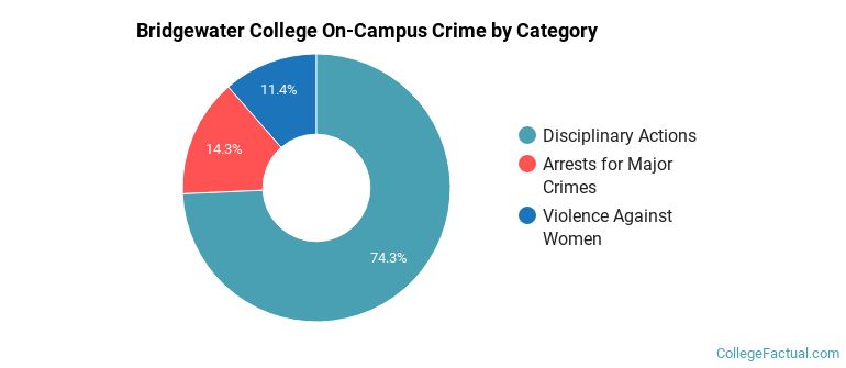 Bridgewater College On-Campus Crime by Category