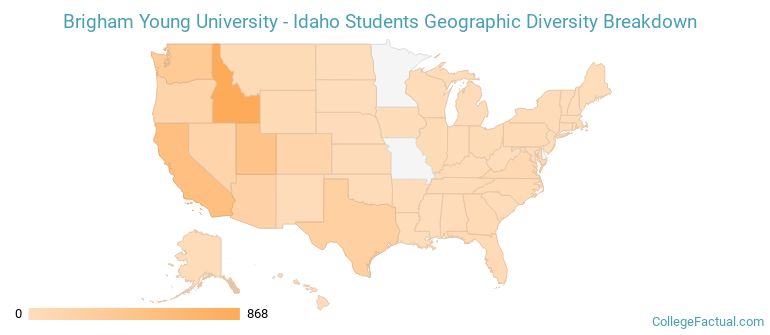 Where are BYU - I students from?