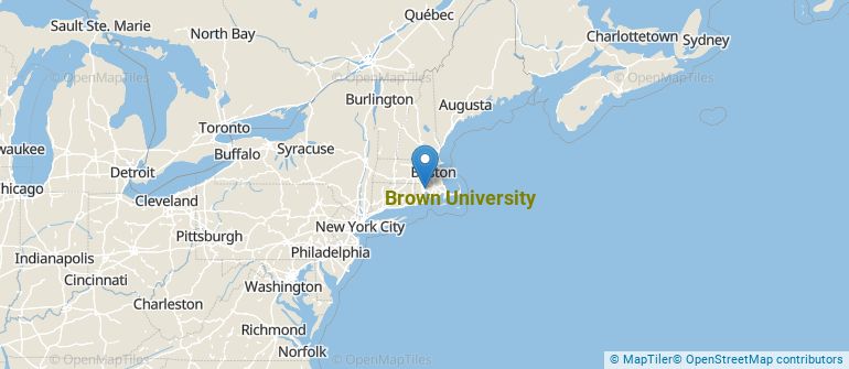 Location of Brown University