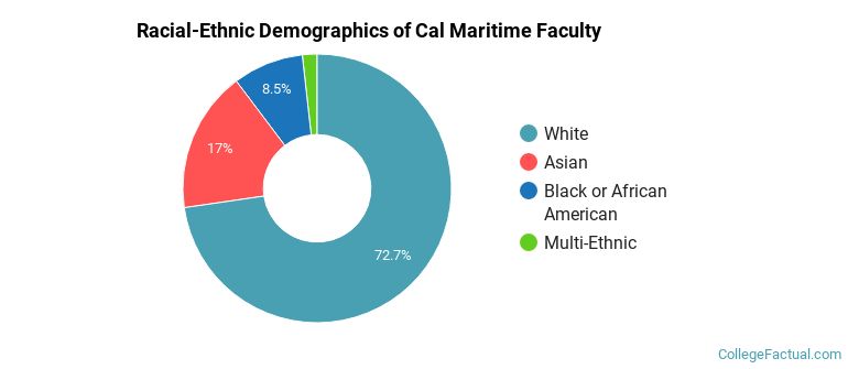 Racial-Ethnic Demographics of Cal Maritime Faculty