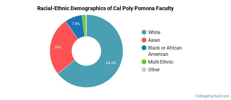 Racial-Ethnic Demographics of Cal Poly Pomona Faculty
