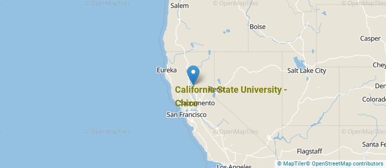 Location of California State University-Chico