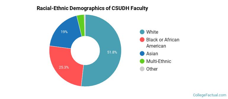 Racial-Ethnic Demographics of CSUDH Faculty