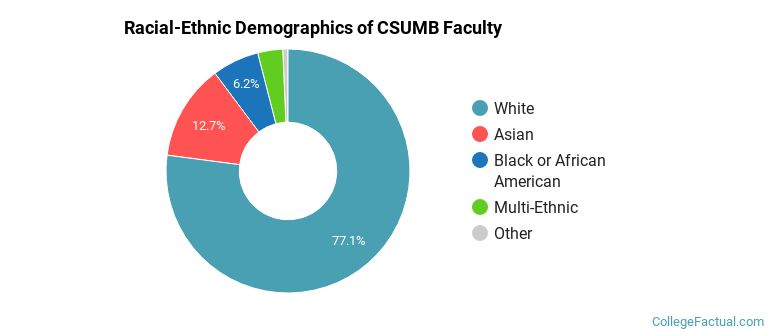 Racial-Ethnic Demographics of CSUMB Faculty