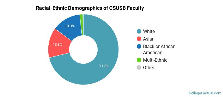Racial-Ethnic Demographics of CSUSB Faculty