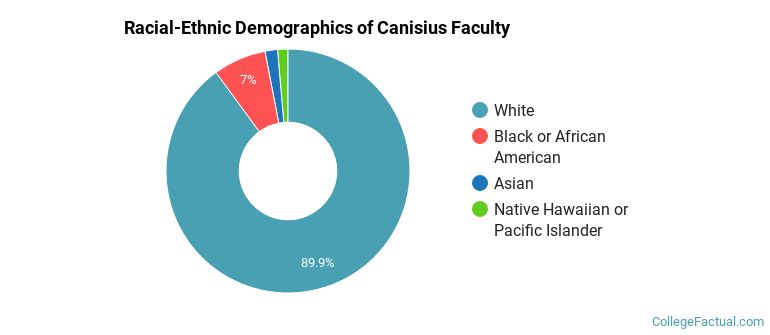 Racial-Ethnic Demographics of Canisius Faculty