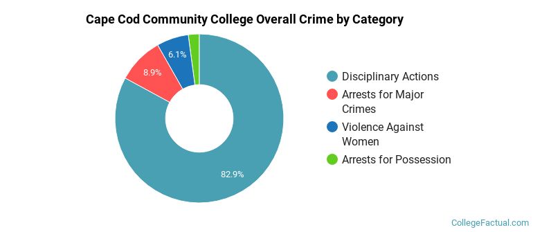 Cape Cod Community College Overall Crime by Category