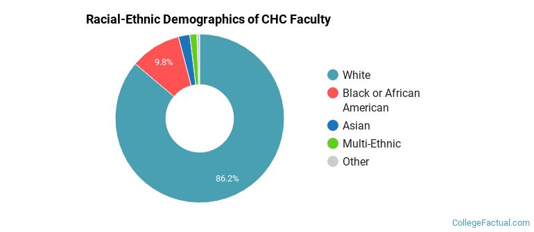 Racial-Ethnic Demographics of CHC Faculty