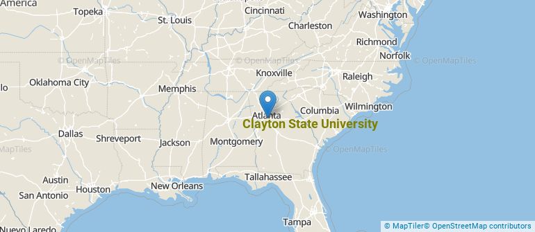 Location of Clayton State University