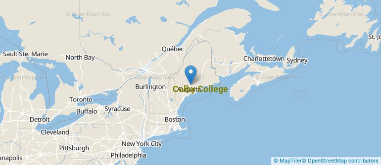 Location of Colby College