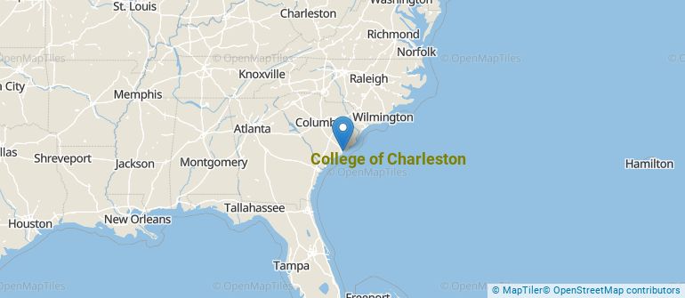 Location of College of Charleston