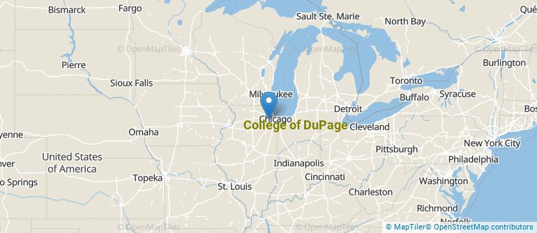 Location of College of DuPage
