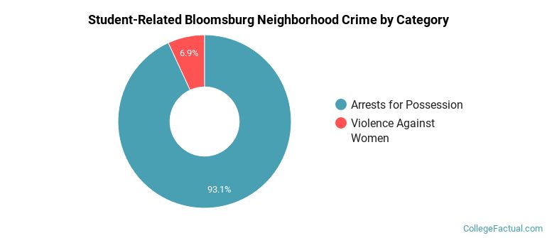 Student-Related Bloomsburg Neighborhood Crime by Category
