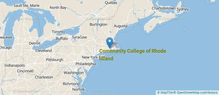 Location of Community College of Rhode Island