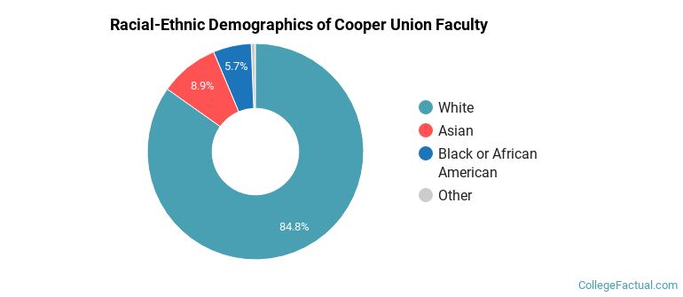 Racial-Ethnic Demographics of Cooper Union Faculty