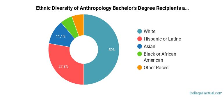 Ethnic diversity of Anthropology majors at Creighton University