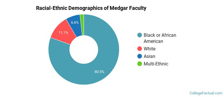Racial-Ethnic Demographics of Medgar Faculty