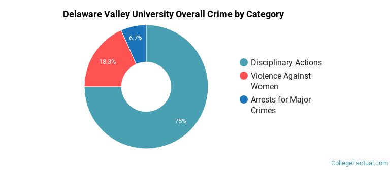 Delaware Valley University Overall Crime by Category