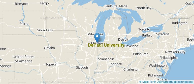 Location of DePaul University