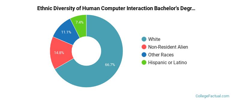 Ethnic diversity of Human Computer Interaction majors at DigiPen Institute of Technology