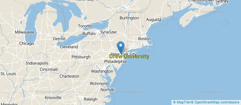 Location of Drew University