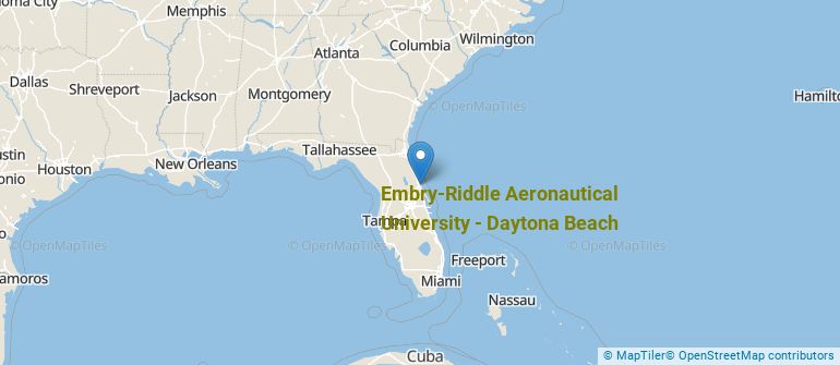 Emvry Riddle Map Embry-Riddle Aeronautical University - Daytona Beach Overview