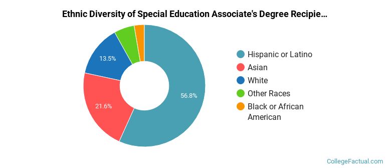 Ethnic diversity of Special Education majors at Evergreen Valley College