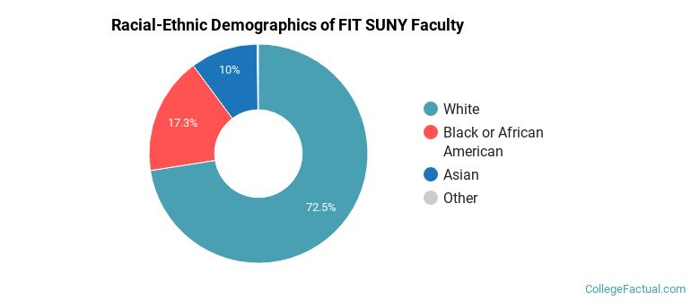 Racial-Ethnic Demographics of FIT SUNY Faculty