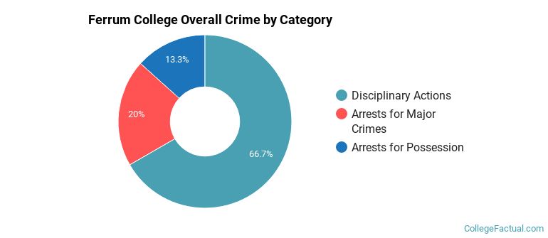 Ferrum College Overall Crime by Category