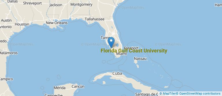Location of Florida Gulf Coast University
