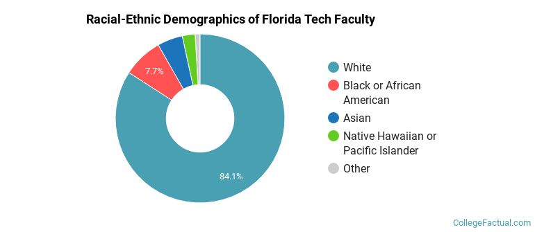 Racial-Ethnic Demographics of Florida Tech Faculty