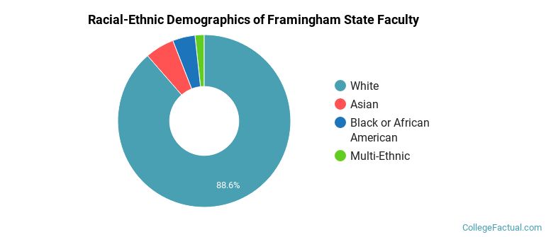 Racial-Ethnic Demographics of Framingham State Faculty