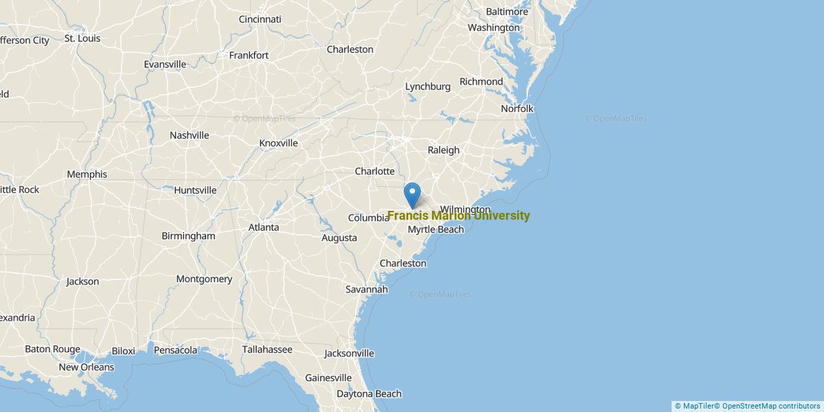 Map of Francis Marion University